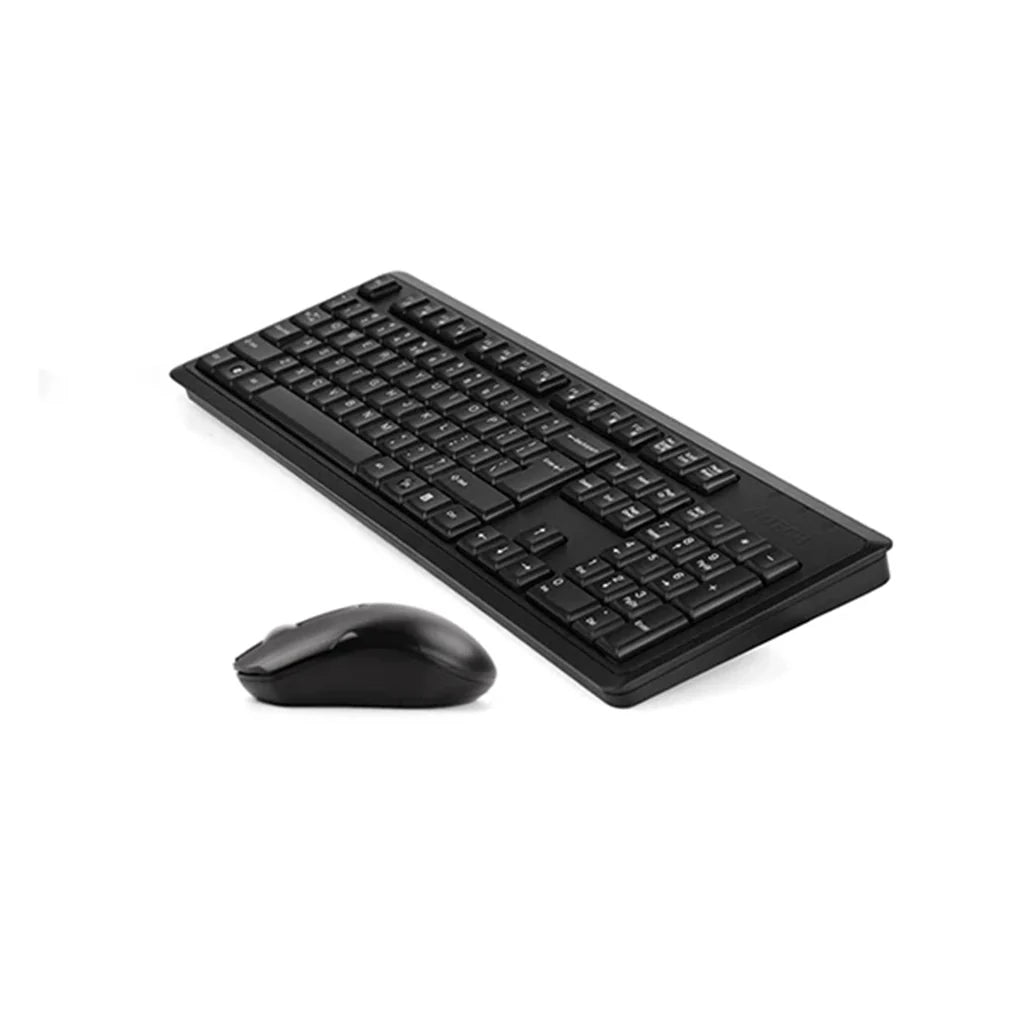 A4Tech 4200NS Wireless Silent Mouse & Full Size Keyboard Office Combo