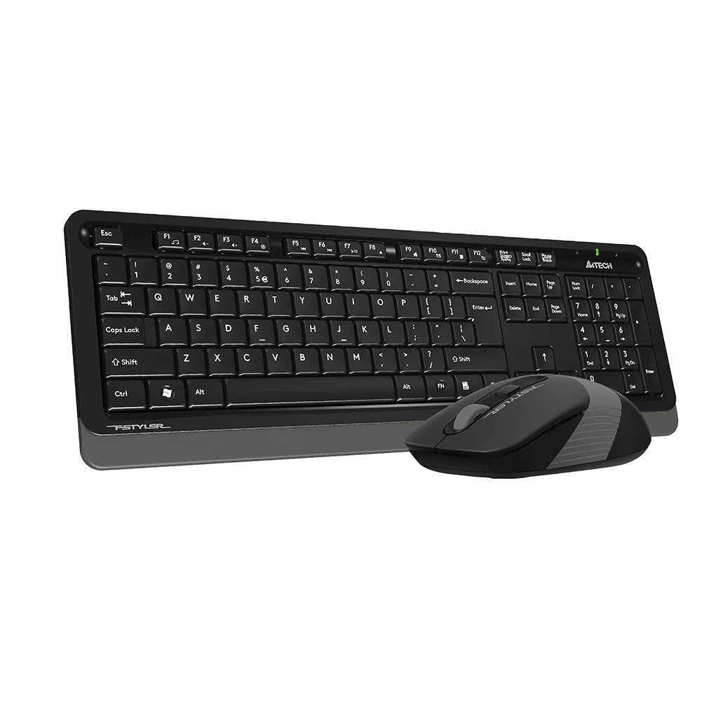 A4Tech FG1010S Fstyler Wireless FN Hot Keys Keyboard And 2000 DPI Mouse Combo