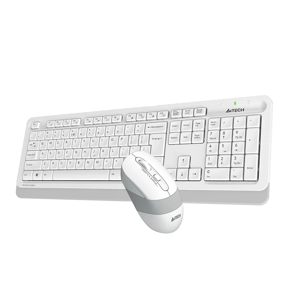 A4Tech FG1010S Fstyler Wireless FN Hot Keys Keyboard And 2000 DPI Mouse Combo