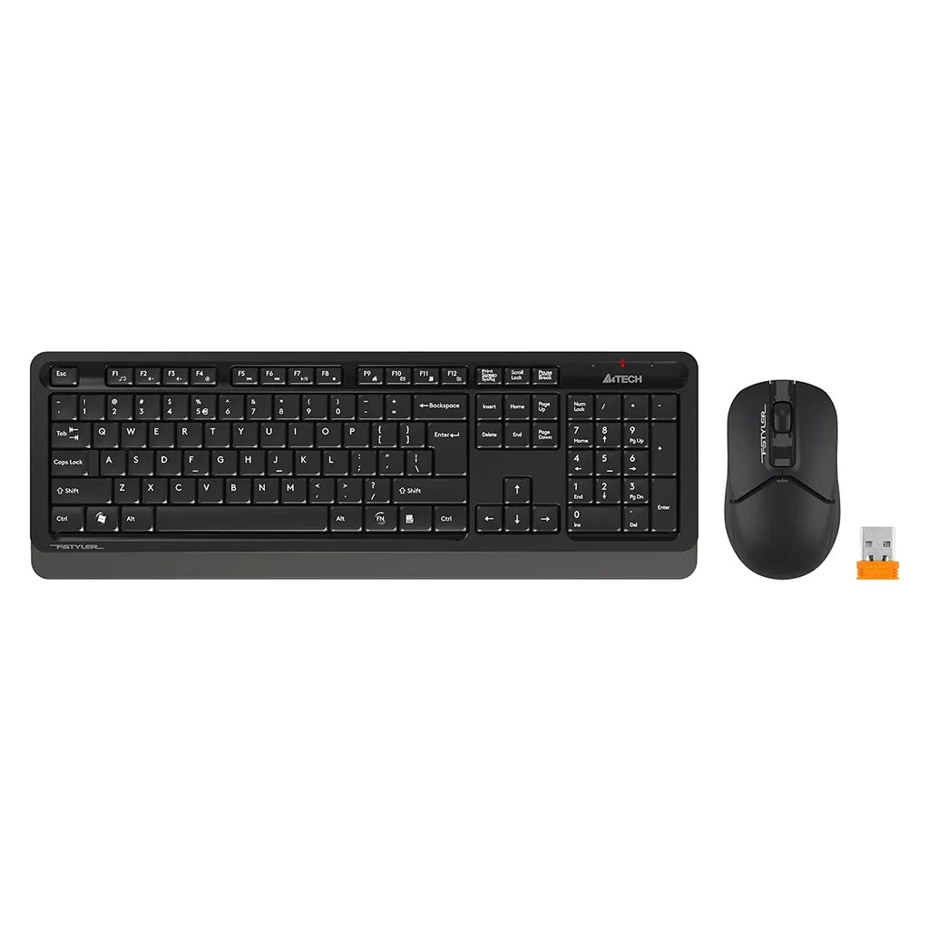 A4Tech FG1012S Wireless Full Size Keyboard And 1200 DPI Mouse Combo