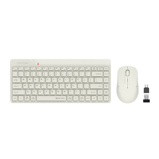 A4Tech FG2200 AIR2 BEIGE Quite Key Compact Office Combo