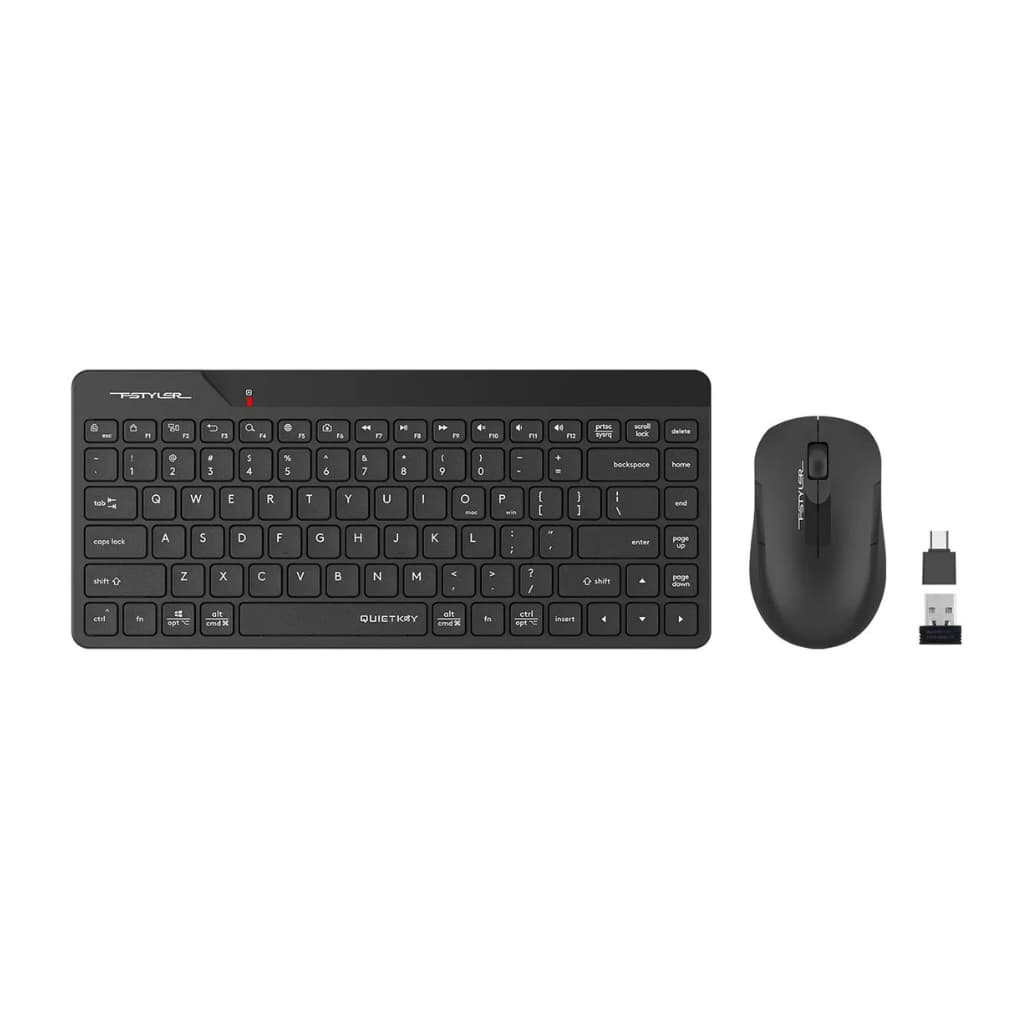 A4Tech FG2200 AIR2 Black Dual Mode Quite Key 2-in-1 Combo