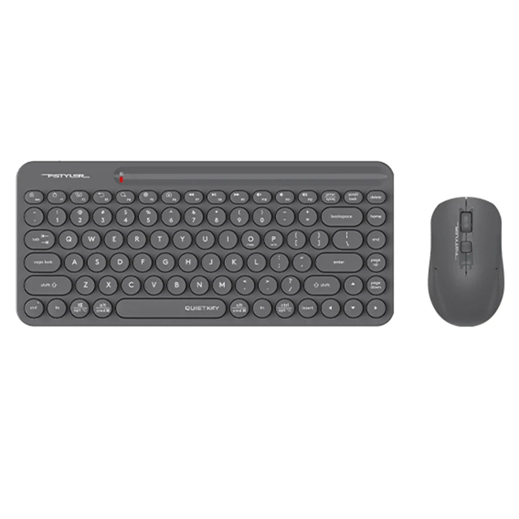 A4Tech FG3200 AIR 2 Compact Grey Quite Key Wireless Combo