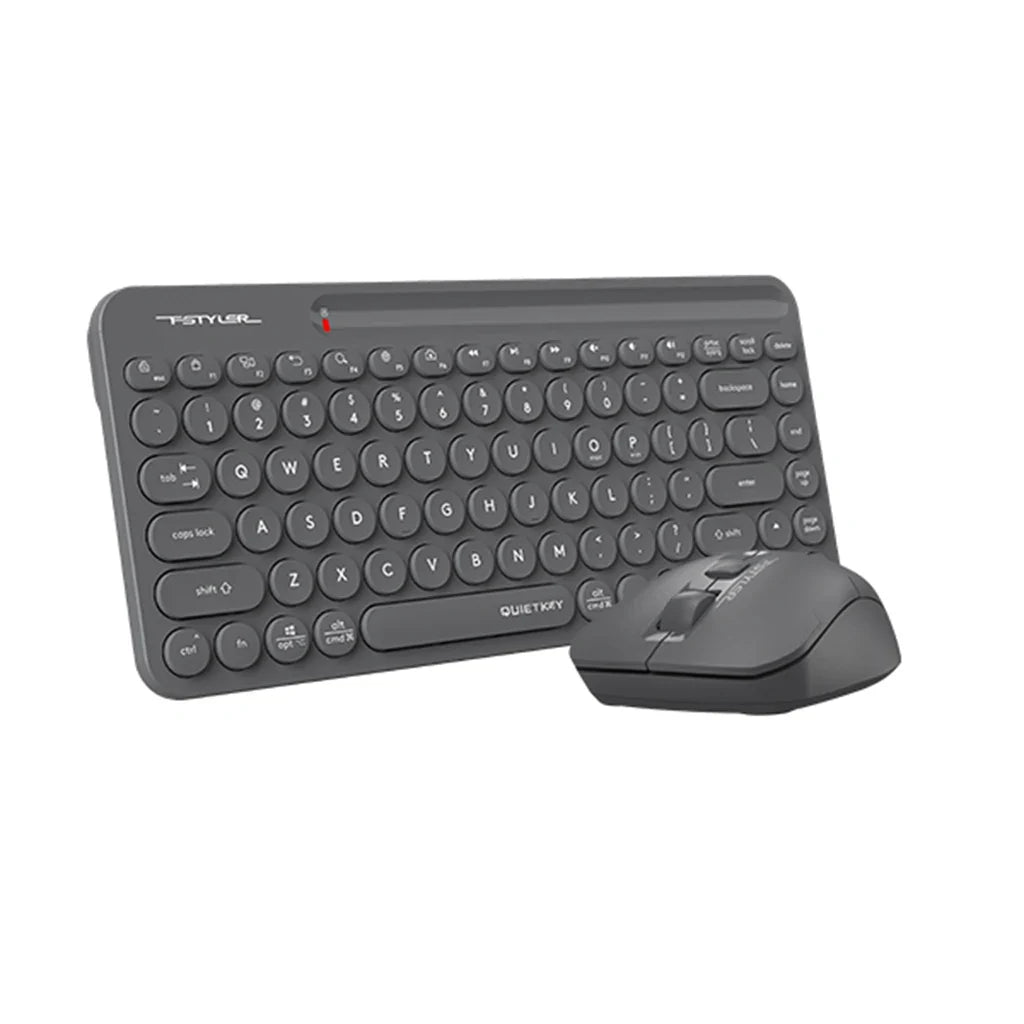 A4Tech FG3200 AIR 2 Compact Grey Quite Key Wireless Combo