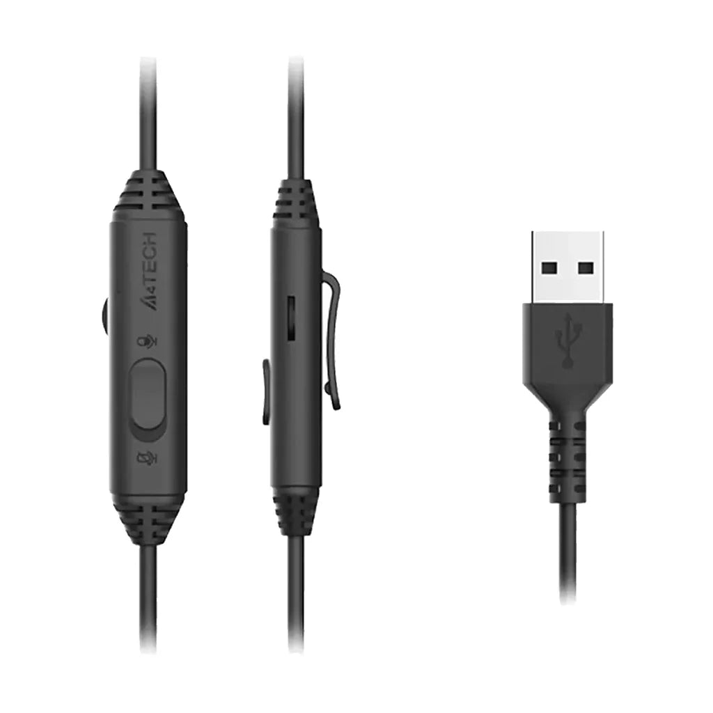 A4Tech FH100U USB Stereo Headset with Noise-Reducing Microphone