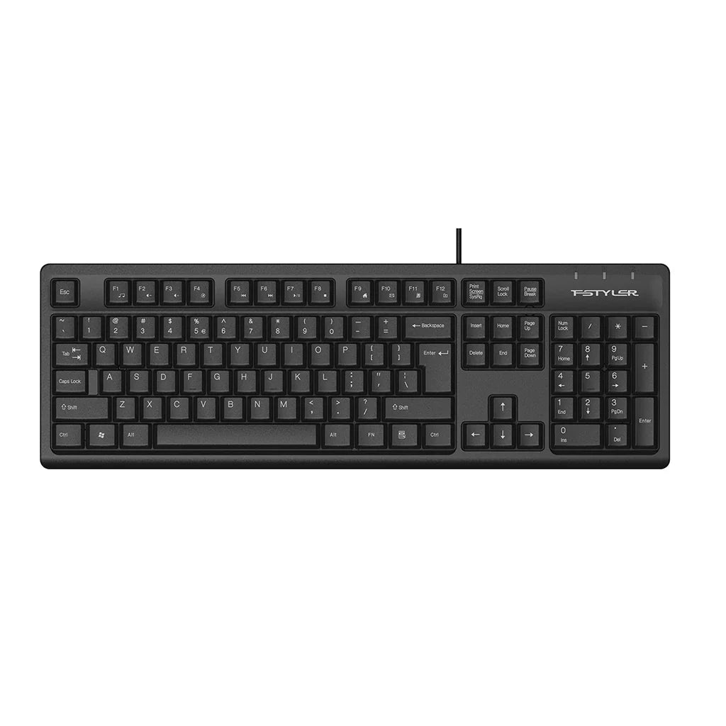 A4Tech FK12 Multimedia Comfort USB Wired Computer Keyboard