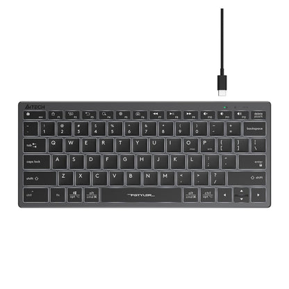 A4Tech FX61 Black Slim White Backlit