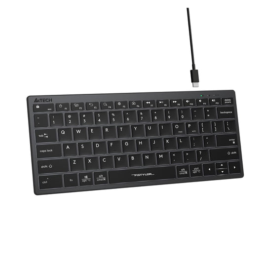 A4Tech FX61 Black Slim White Backlit