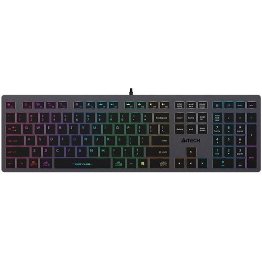 A4Tech FX60 Scissor Switch Neon Lighting Low Profile Office Keyboard