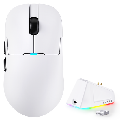 ATTACK SHARK x AJ159P Tri-mode Gaming Mouse with with Magnetic Charging Dock