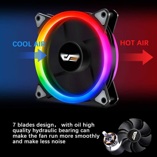 Aigo DR12 Pro 5in1 120mm CPU Cooler Fan