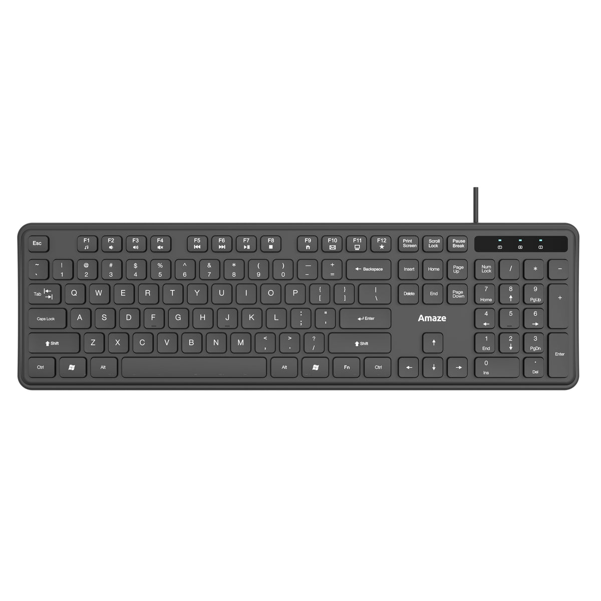 Probus Super Silent Chocolate Keys Wired Keyboard  | A734