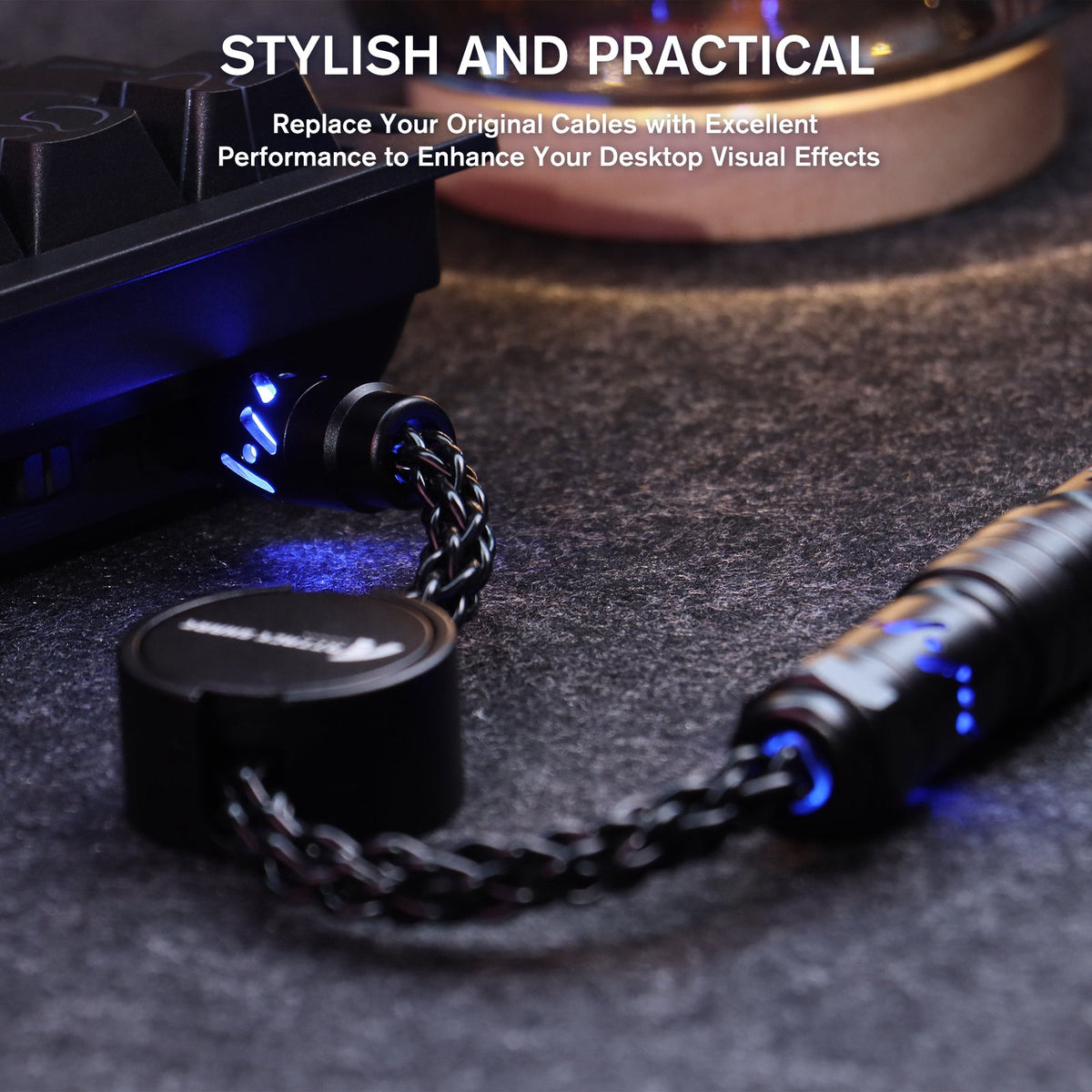 ATTACK SHARK C07 Custom Aviator Cable for 8KHz Magnetic Keyboard