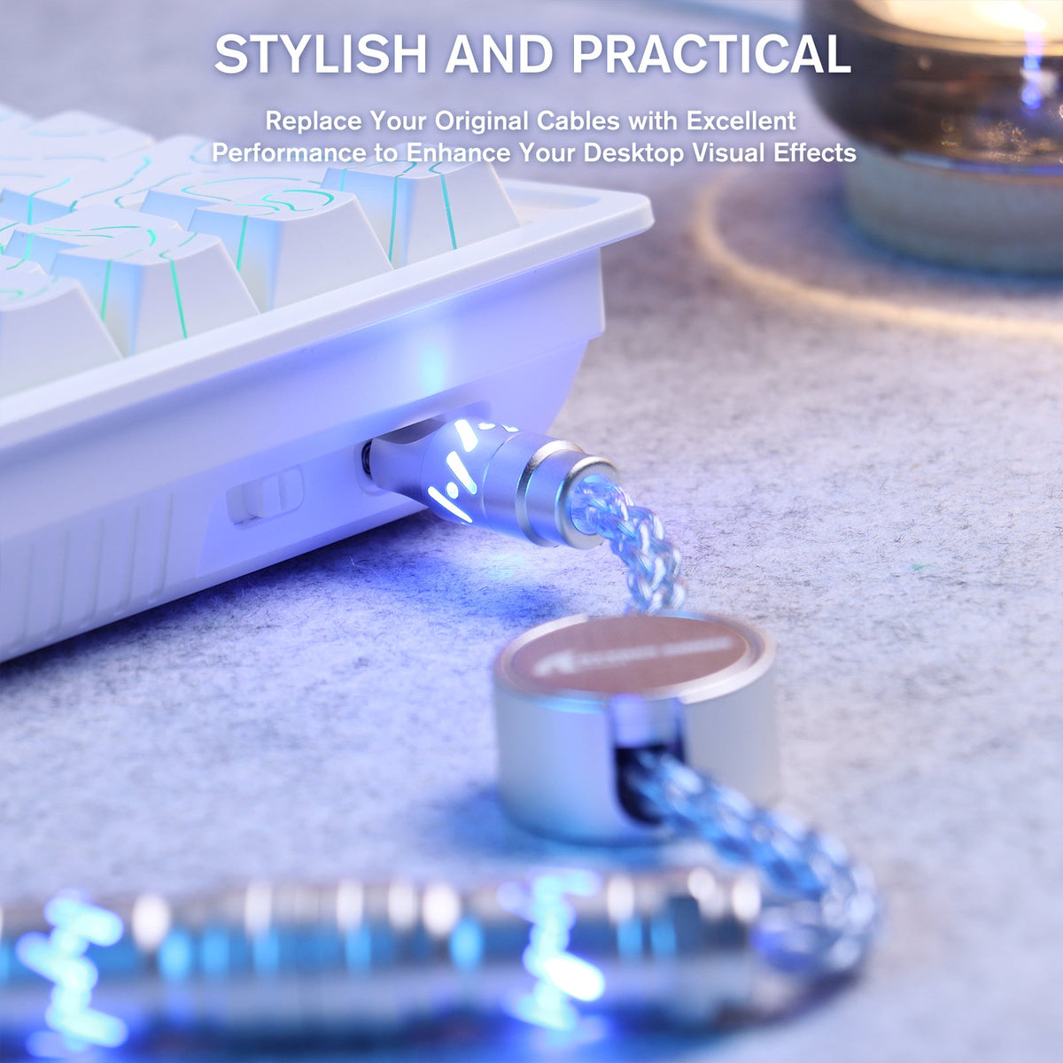 ATTACK SHARK C07 Custom Aviator Cable for 8KHz Magnetic Keyboard