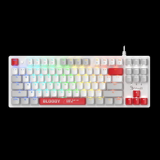 Bloody S310N Energy White BLMS TKL RGB Mechanical Keyboard