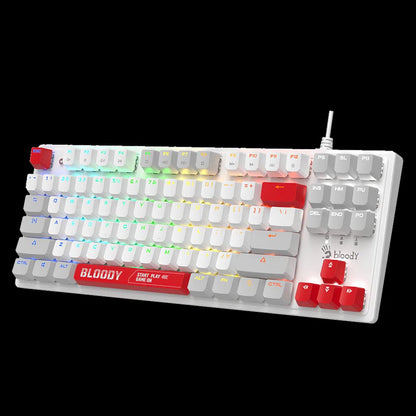 Bloody S310N Energy White BLMS TKL RGB Mechanical Keyboard
