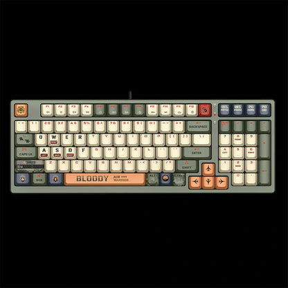 Bloody S98 Aviator Keyboard with BLMS Red Plus mechanical switches