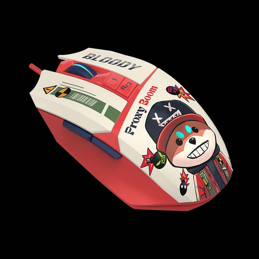 Bloody W63 Max RGB Gaming Mouse with 12,000 CPI and 2000 Hz Polling Rate
