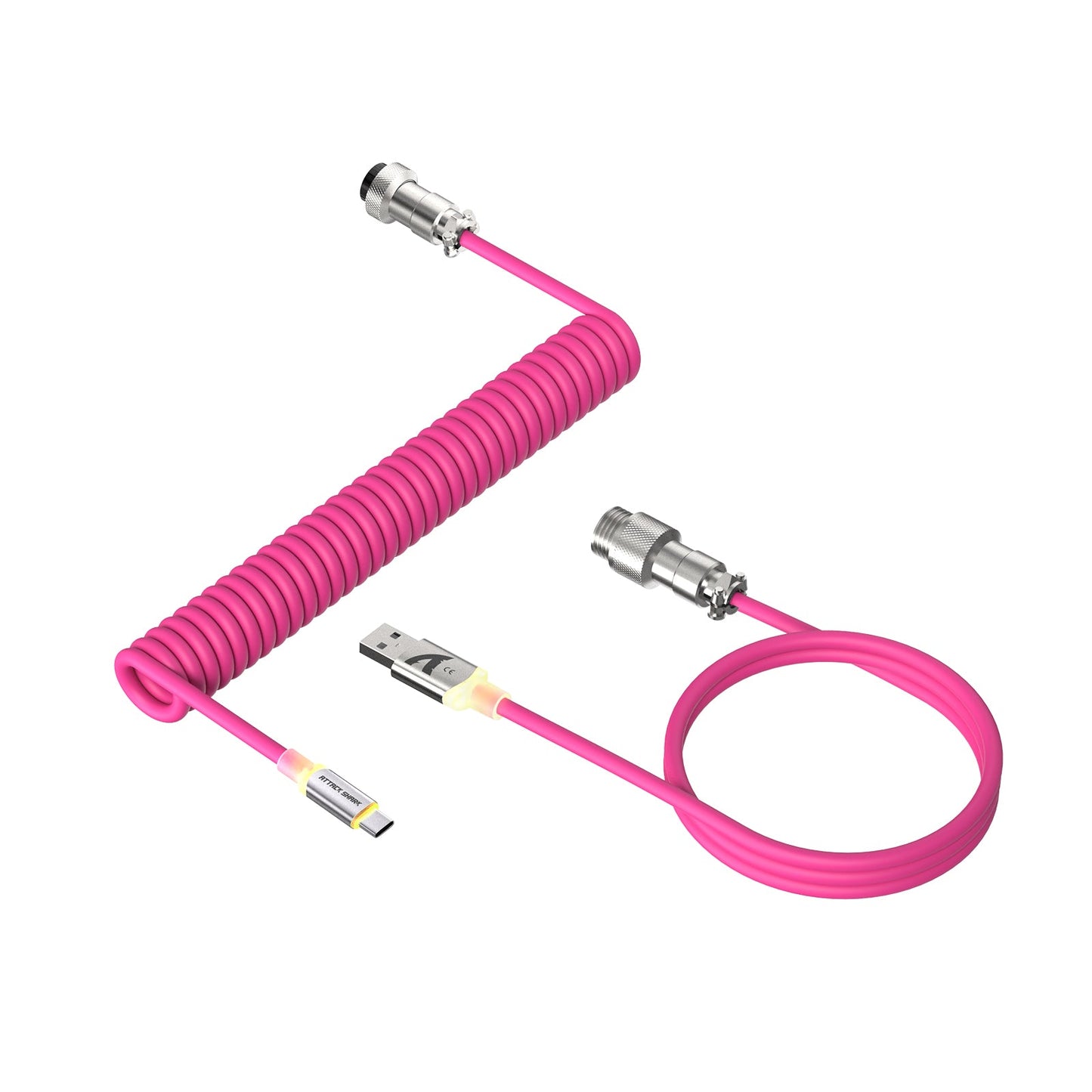 ATTACK SHARK C01Ultra Custom Aviator Cable for 8KHz Magnetic Keyboard