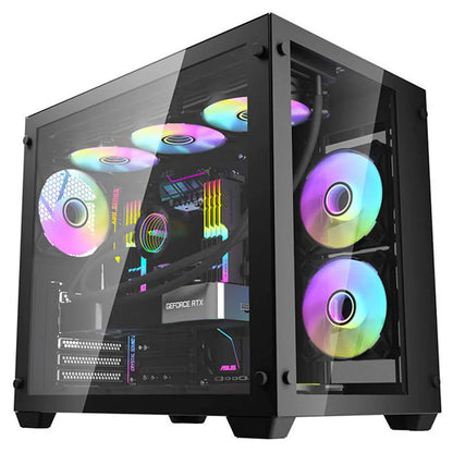 DarkFlash C285 Black ATX Mid-Tower Gaming Casing