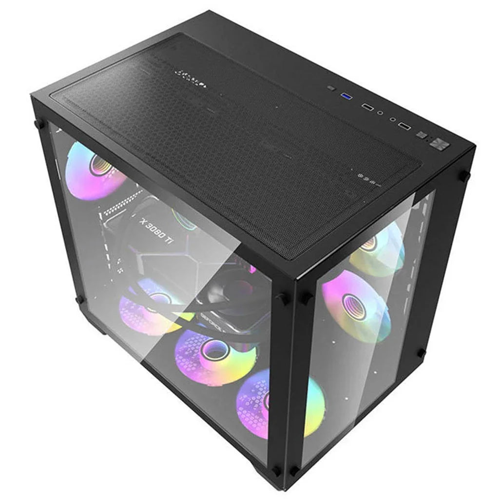 DarkFlash C285 Black ATX Mid-Tower Gaming Casing
