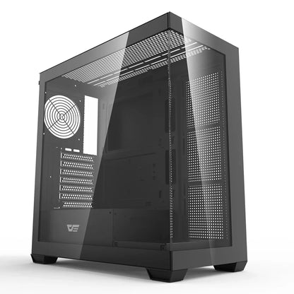DarkFlash DS900 ATX Mid-Tower PC Case – 270° Panoramic Tempered Glass