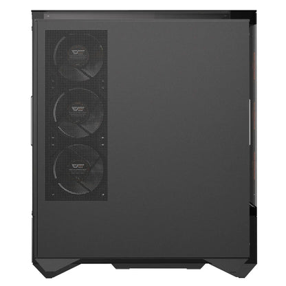DarkFlash DY460 Compact Dual Chamber ATX Case with 3-Sided Tempered Glass