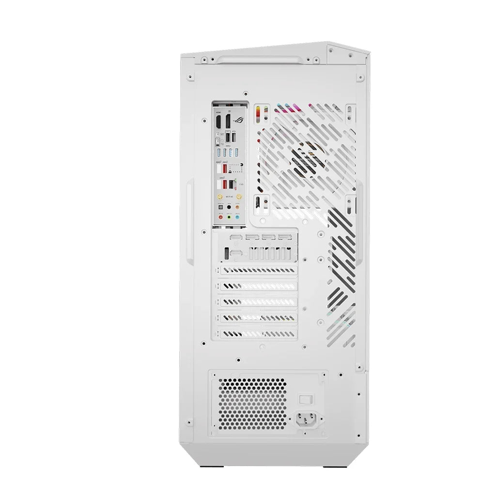 DarkFlash DY460 White Compact 3-Sided Tempered Glass PC Case