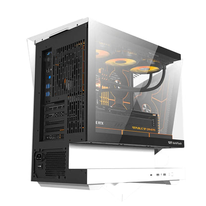 DarkFlash Floatron F1 White M-ATX Supports 360mm AIO with 6 ARGB Fans
