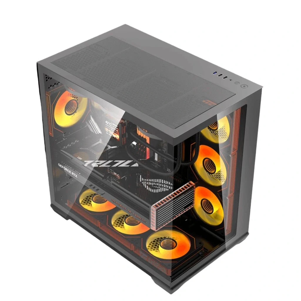 Darkflash C280 ATX 7 ARGB FANS GAMING CASE BLACK