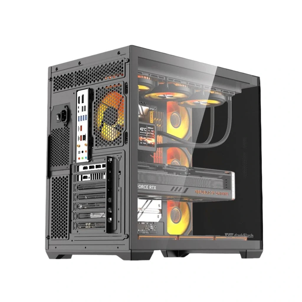 Darkflash C280 ATX 7 ARGB FANS GAMING CASE BLACK