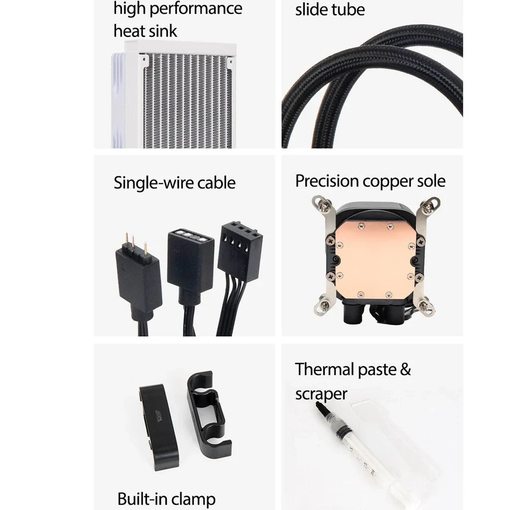 DarkFlash DO 240mm Black RGB 4-pin PWM Water Cooler