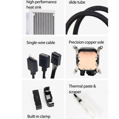 DarkFlash DO 240mm Black RGB 4-pin PWM Water Cooler