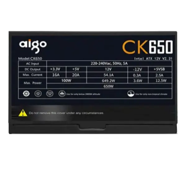 DarkFlash Aigo CK650 650W Power Supply