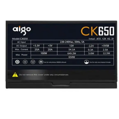 DarkFlash Aigo CK650 650W Power Supply