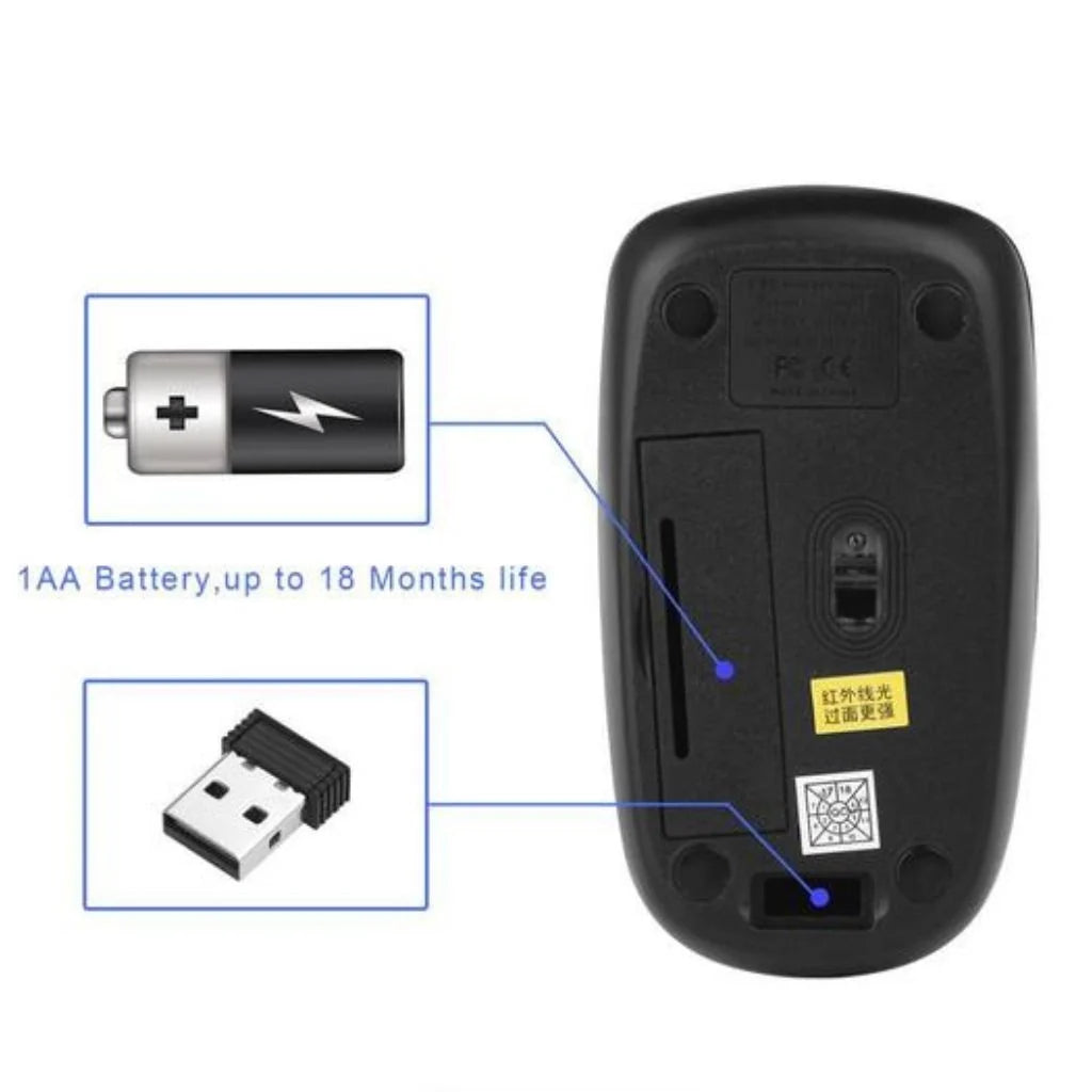 E-YOOSO E-1070 Wireless Mouse with CPI & Power Saving