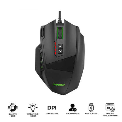 E-YOOSO X-39 Pro RGB Gaming Mouse 16400 DPI Programmable