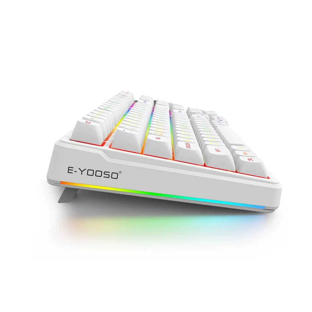 E-YOOSO Z-99 RGB 99-Keys Wired Mechanical Keyboard White