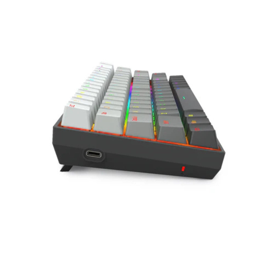 E-YOOSO HZ-68 RGB 68-Keys Hot-Swappable Mechanical Keyboard Gradient Grey