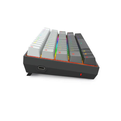 E-YOOSO HZ-68 RGB 68-Keys Hot-Swappable Mechanical Keyboard Gradient Grey