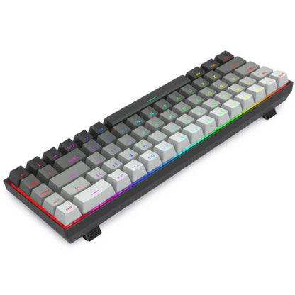 E-YOOSO HZ-68 RGB 68-Keys Hot-Swappable Mechanical Keyboard Gradient Grey