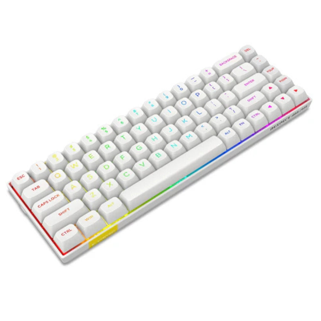 E-YOOSO HZ-68 RGB 68-Keys Hot-Swappable Mechanical Keyboard White