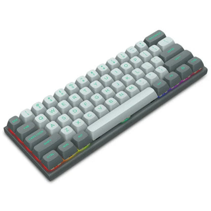 E-YOOSO HZ-61 RGB 61-Keys Hot-Swappable Mechanical Keyboard Gray/ Black