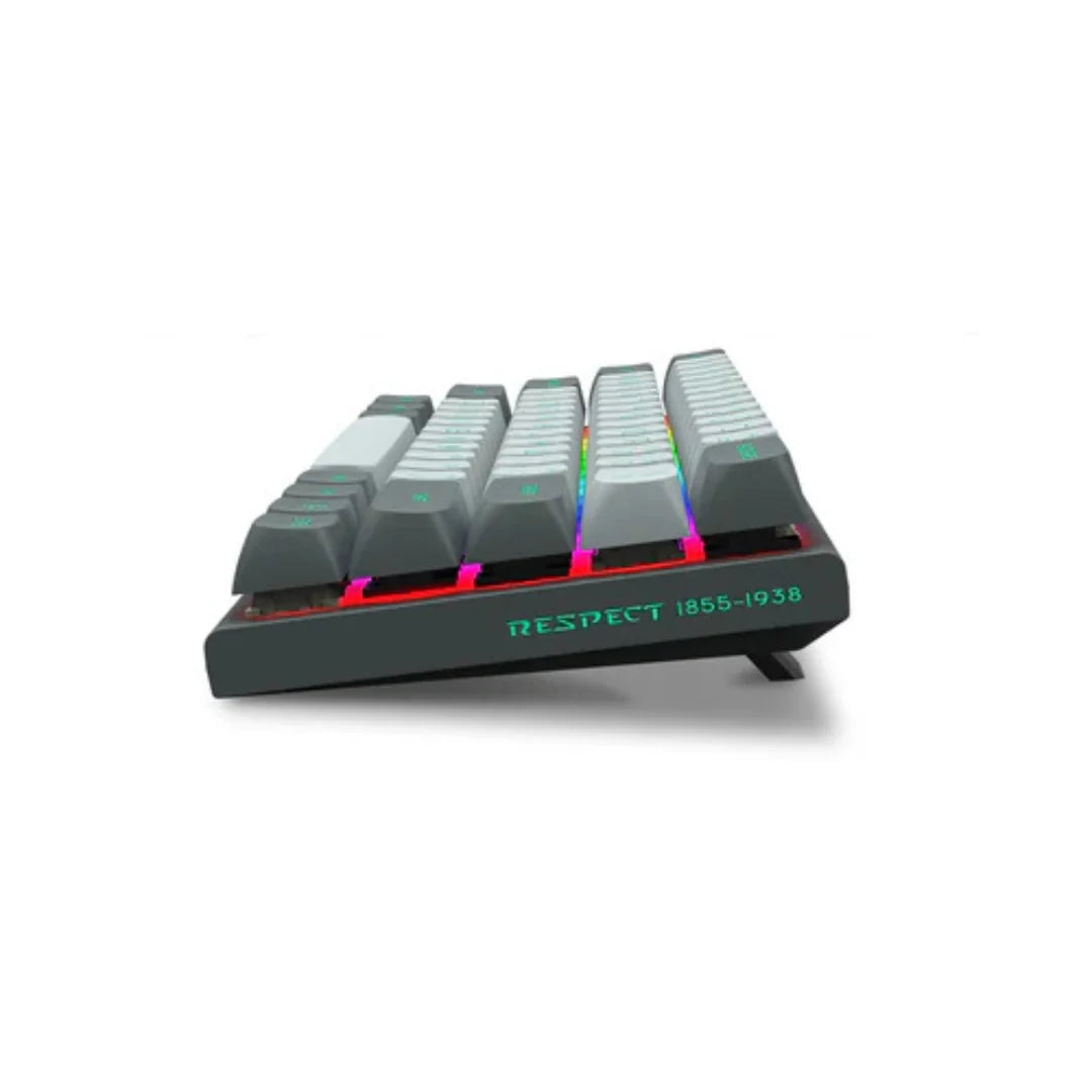 E-YOOSO HZ-61 RGB 61-Keys Hot-Swappable Mechanical Keyboard Gray/ Black