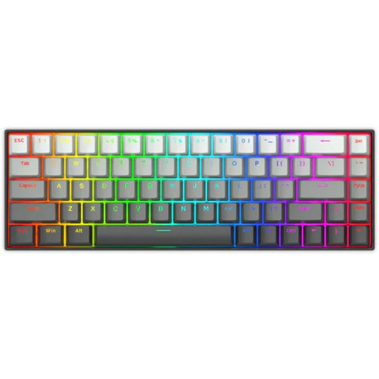 E-YOOSO HZ-68 RGB 68-Keys Hot-Swappable Mechanical Keyboard Gradient Grey