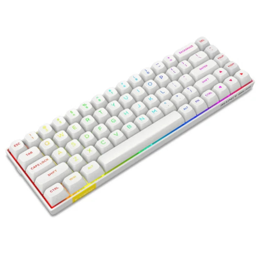 E-YOOSO HZ-68 RGB 68-Keys Hot-Swappable Mechanical Keyboard White