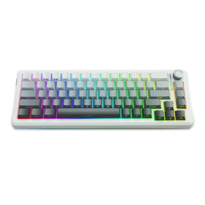 E-YOOSO Z-68 Gradient Gray Tri-Mode Mechanical Keyboard With Silverwood Switches