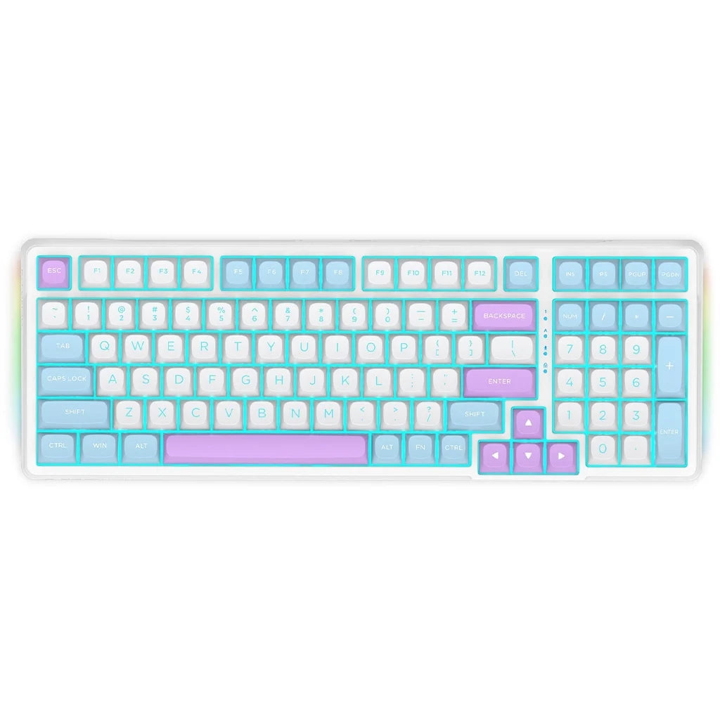 E-YOOSO Z-99 RGB 99-Keys Mechanical Keyboard White/Blue/Purple