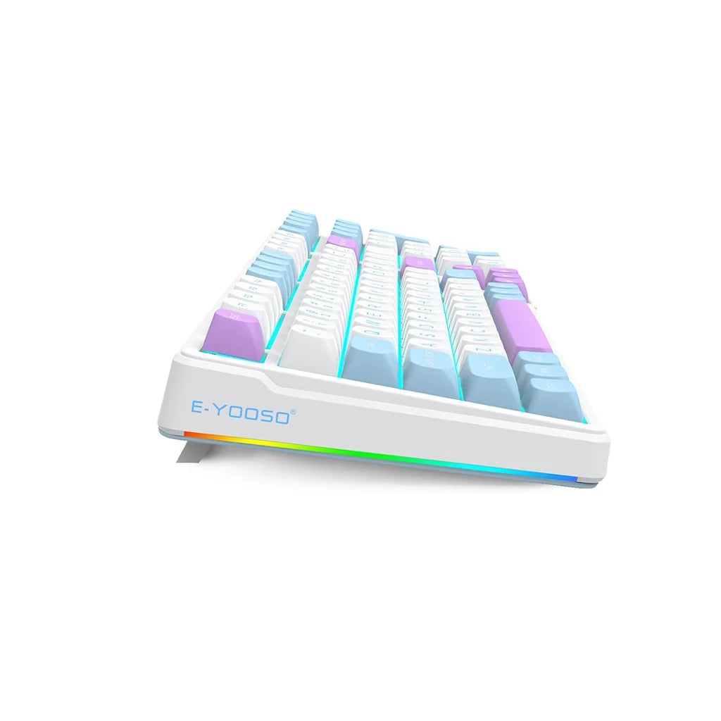 E-YOOSO Z-99 RGB 99-Keys Mechanical Keyboard White/Blue/Purple
