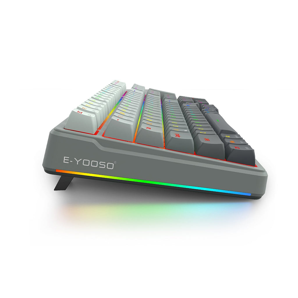 E-YOOSO Z-99 Tri-Mode RGB 99-Keys Mechanical Keyboard Gradient Grey